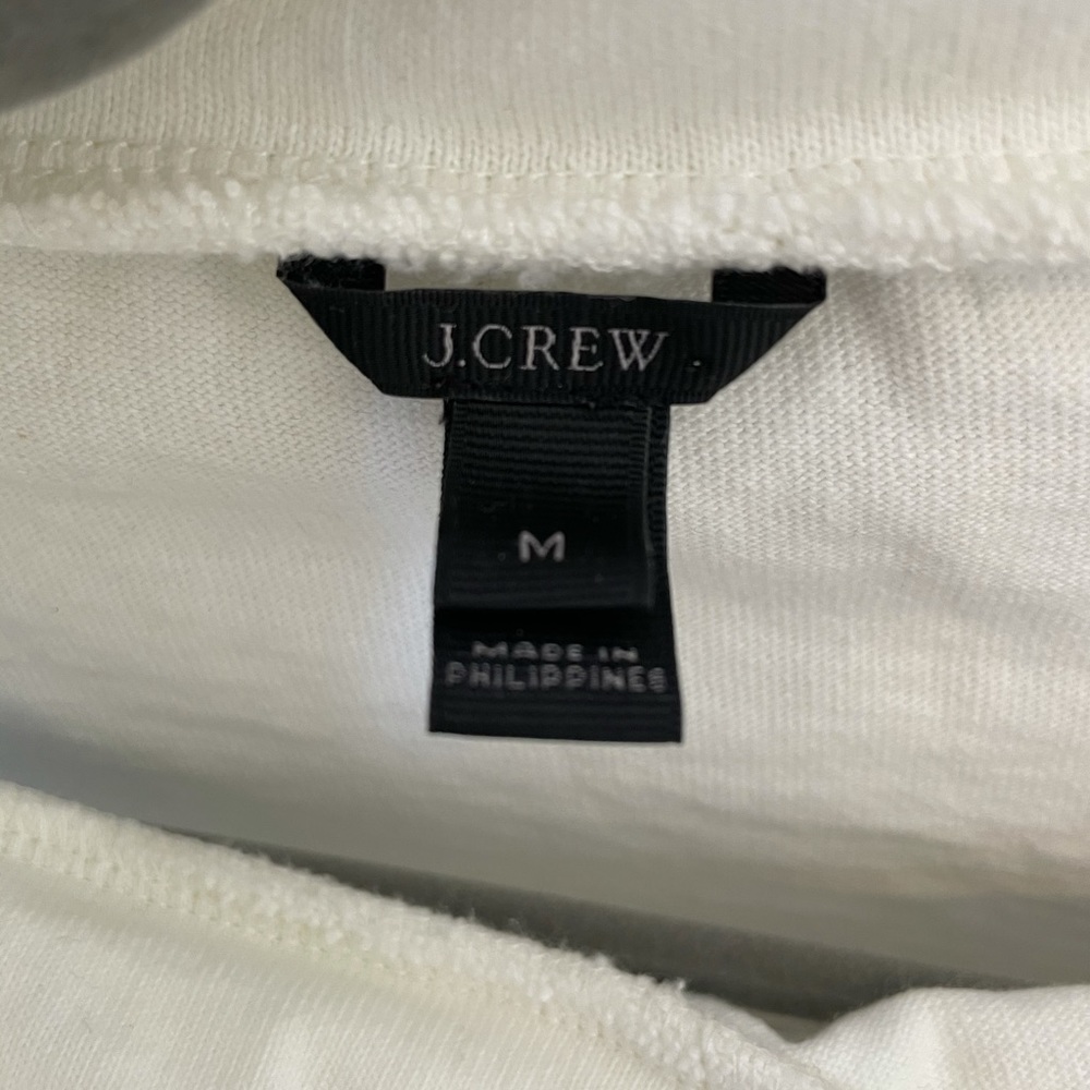 J. Crew Striped Button Neck Pullover - image 5